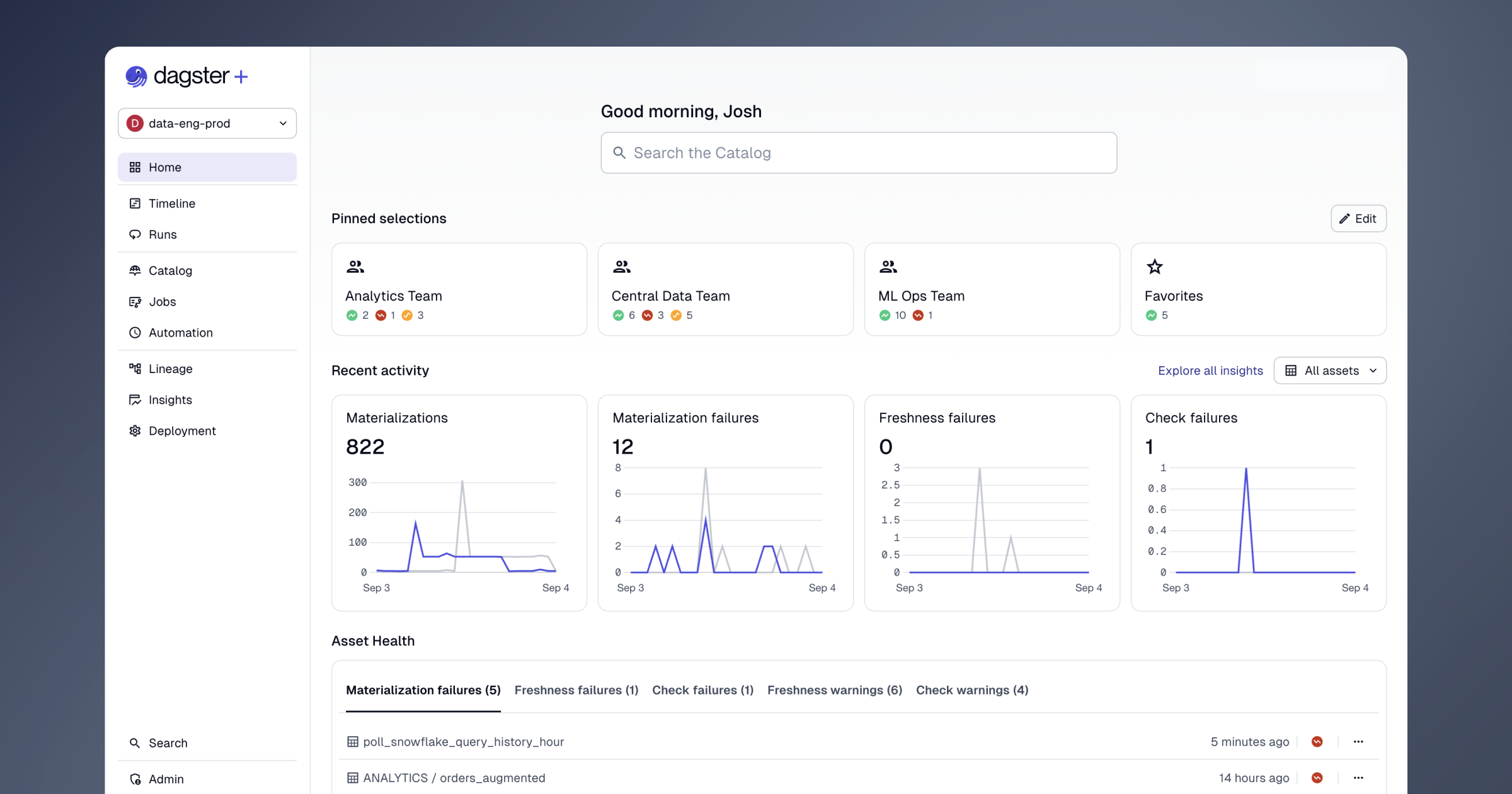 Introducing the new Dagster+ UI – Your Data Platform’s Command Center