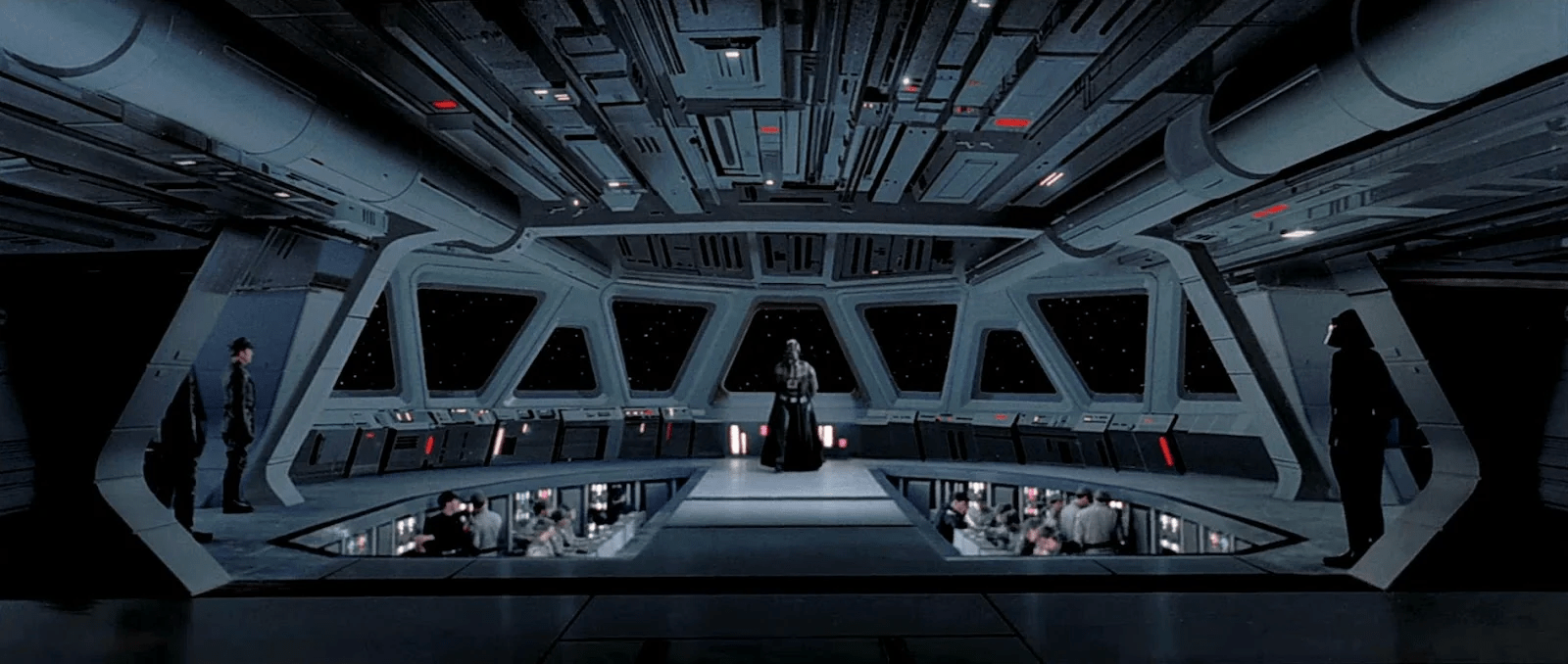 The bridge of The Executor, Sith Lord Darth Vader's personal flagship.